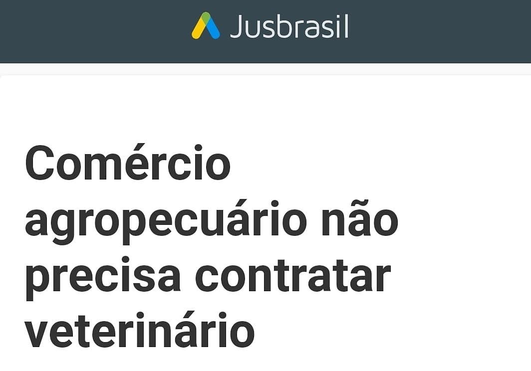 DA AUSÊNCIA DE OBRIGATORIEDADE DE REGISTRO JUNTO AO CRMV
